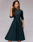 Mila | Midikleid mit Taillenbindung