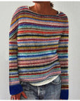 Noémie | Damenpullover mit lebhaften Streifen