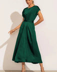 Maristella | Elegantes Damen-Abendkleid aus Satinseide