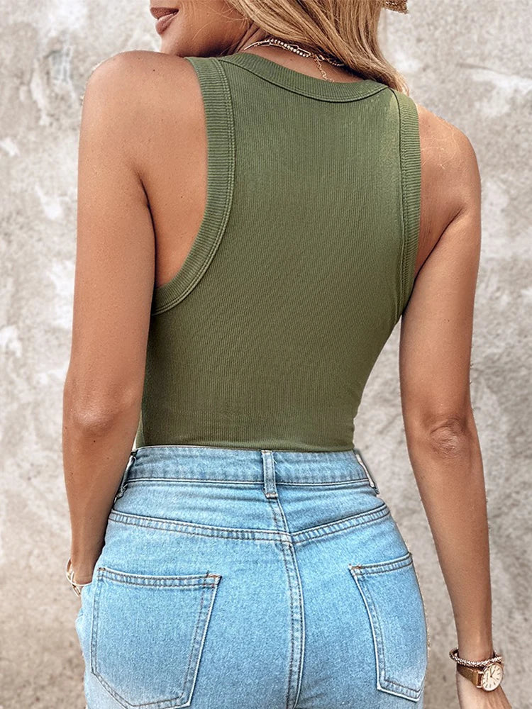 Mila | Gepolstertes Tanktop mit Figur-Boost
