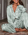 Clara | Stilvolles Seidenpyjama-Set