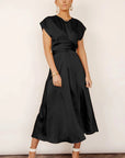 Maristella | Elegantes Damen-Abendkleid aus Satinseide