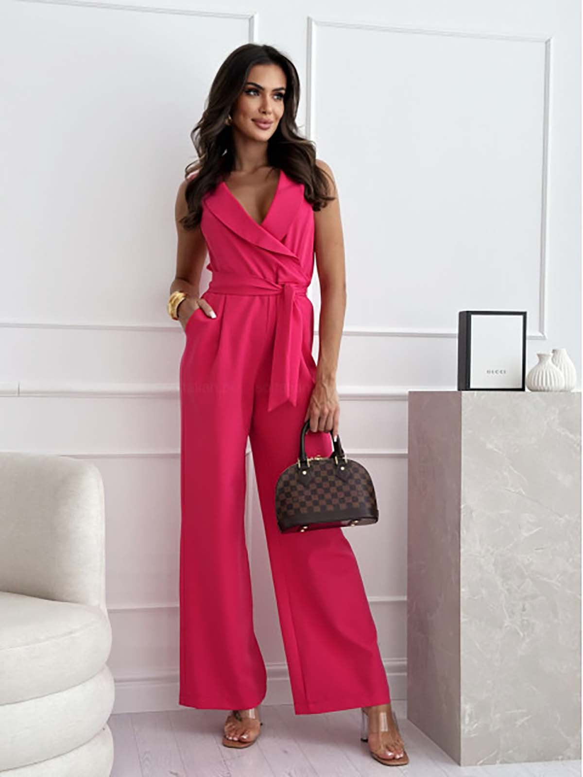 Viviane | Eleganter Ärmelloser Jumpsuit für Damen