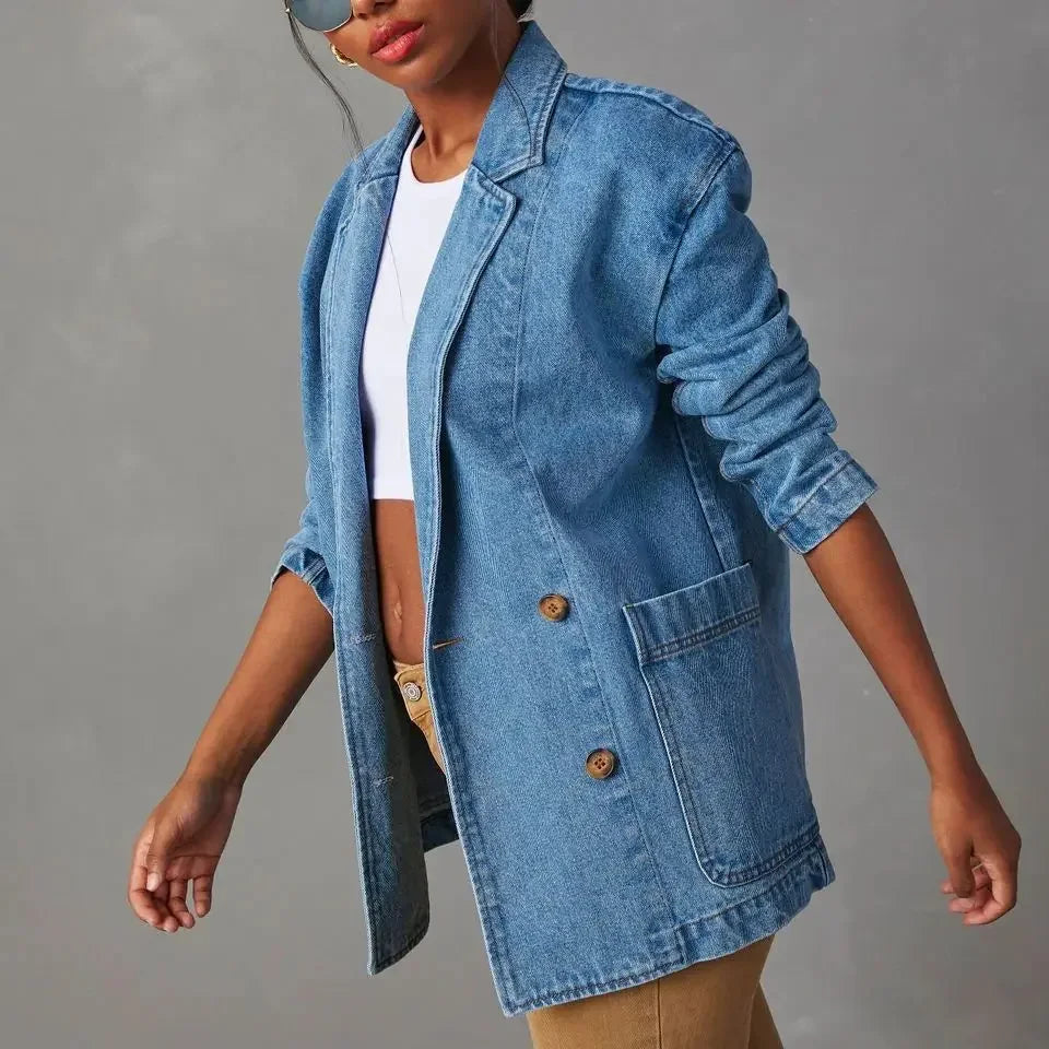 Talia | Damenblazer aus Denim