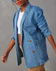 Talia | Damenblazer aus Denim