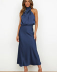 Amira | Elegantes Neckholder-Kleid für Abendanlässe
