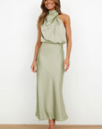 Amira | Elegantes Neckholder-Kleid für Abendanlässe