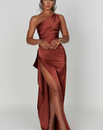 Selina | Satin-Abendkleid für Damen