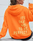 Milora | Damen Oversized Hoodie mit Statement-Print