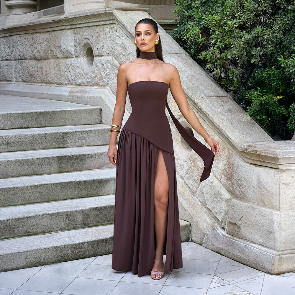 Soraya | Fließendes Maxikleid mit eleganter Silhouette