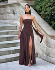 Soraya | Fließendes Maxikleid mit eleganter Silhouette