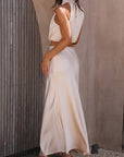 Chiara | Zweiteiler mit Halterneck-Top und High-Waist-Rock