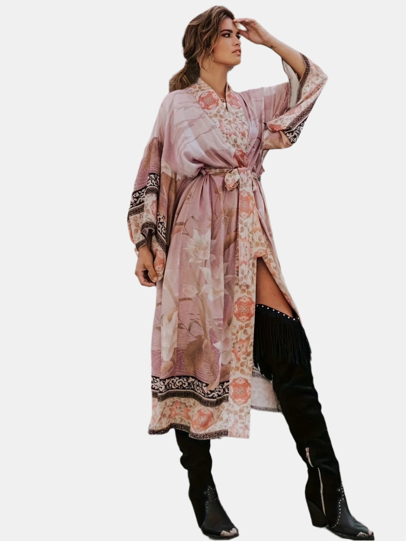 Sofia | Kimono mit Blumenprint für Damen