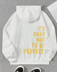Milora | Damen Oversized Hoodie mit Statement-Print