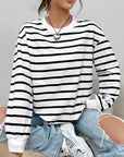 Nevena | Gestreiftes Casual-Sweatshirt für Damen
