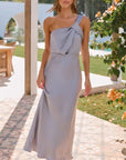 Valentina | Maxikleid mit One-Shoulder-Design für Damen