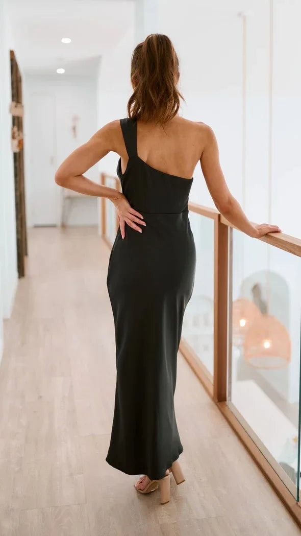 Valentina | Maxikleid mit One-Shoulder-Design für Damen