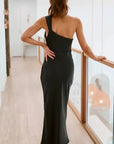 Valentina | Maxikleid mit One-Shoulder-Design für Damen