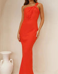 Valentina | Maxikleid mit One-Shoulder-Design für Damen