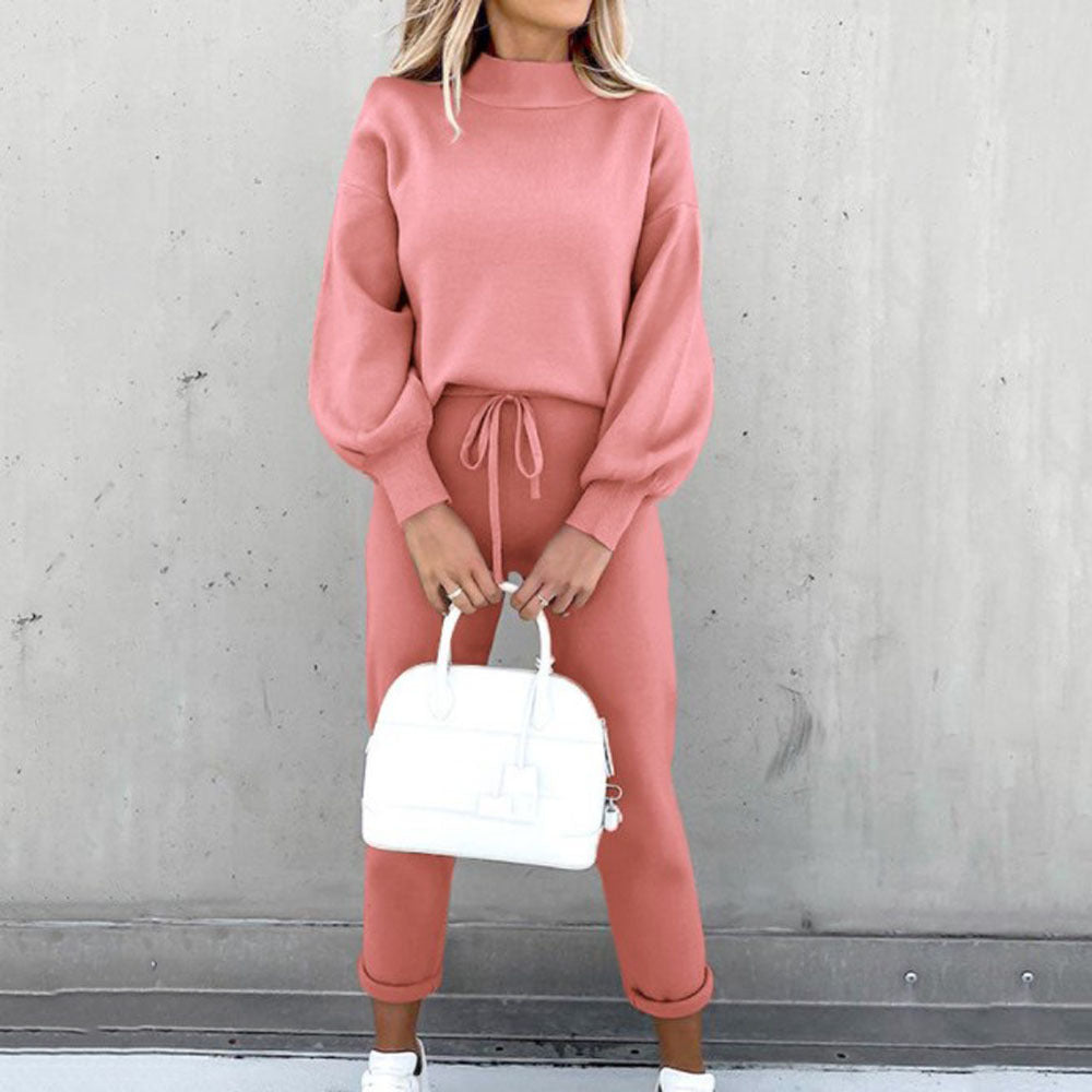 Hannelore | Damen-Frühlingsset mit Taillenbindung und leichter Bluse