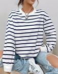 Nevena | Gestreiftes Casual-Sweatshirt für Damen