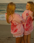 Liora | Hoodie mit Sonnenuntergangs-Print