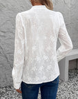 Elodie | Bluse mit filigraner Blumenstickerei