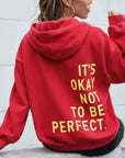 Milora | Damen Oversized Hoodie mit Statement-Print