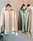 Celina | Elegante Satinbluse für Damen