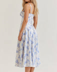 Kim | Corsage-Midikleid mit Statement-Schnitt