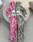 Yara | Zweiteiliges Freizeitset mit Camo-Muster