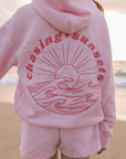 Liora | Hoodie mit Sonnenuntergangs-Print