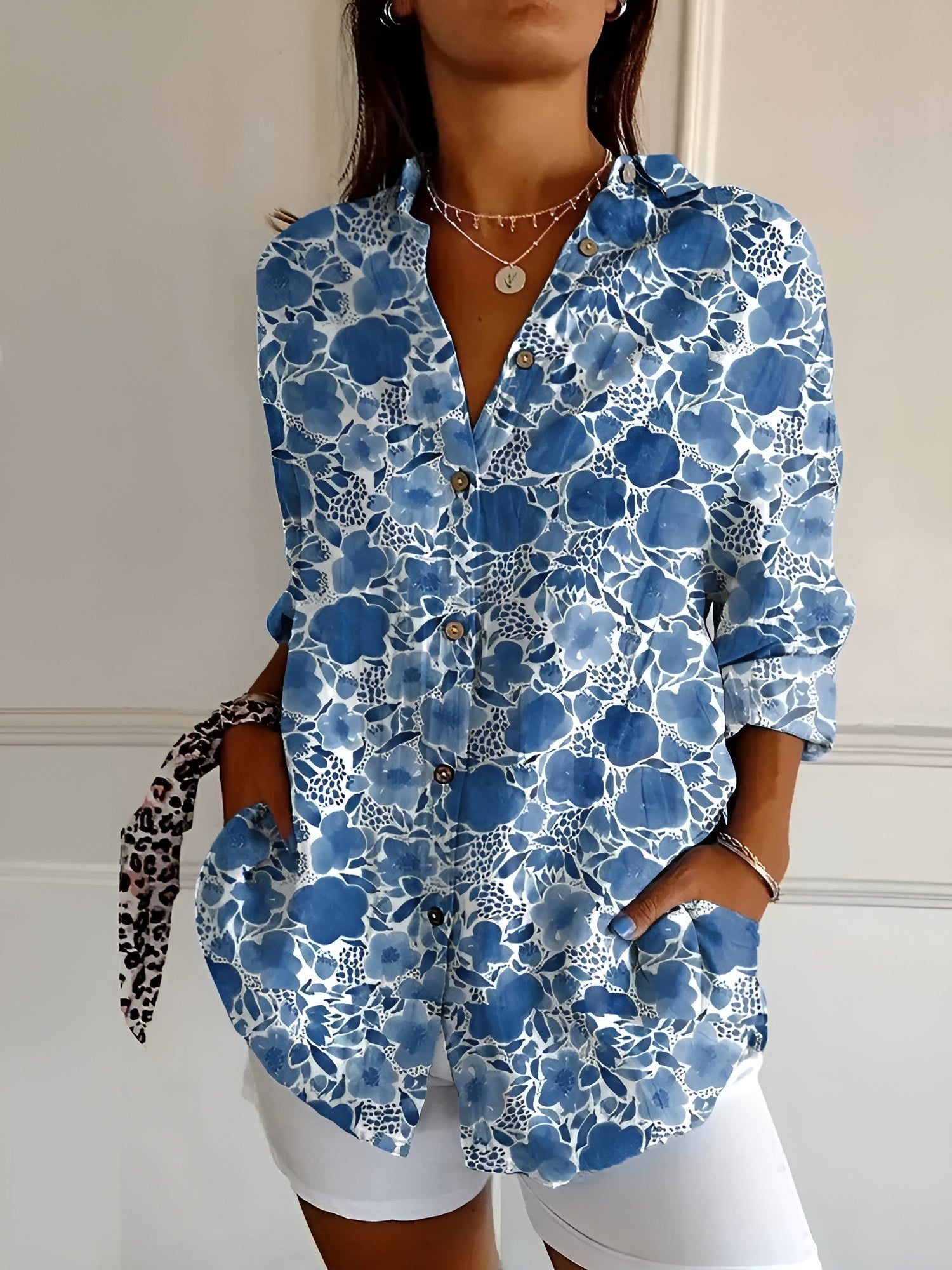 Liv | Artistische Bluse mit verspieltem Muster