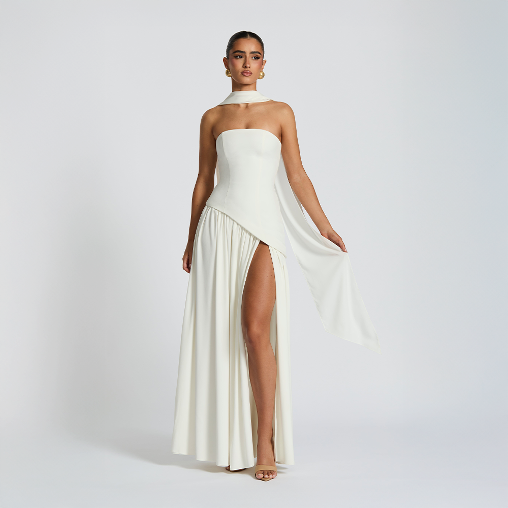 Soraya | Fließendes Maxikleid mit eleganter Silhouette